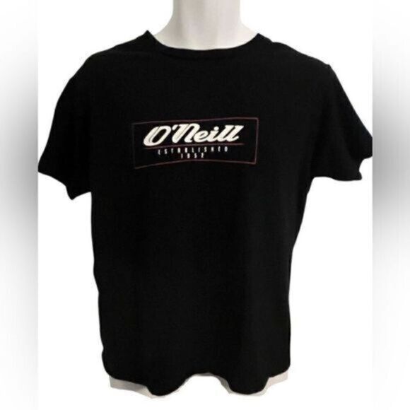 O'Neill Black Crisp Short Sleeve T-Shirt. Size Medium. - Picture 1 of 3